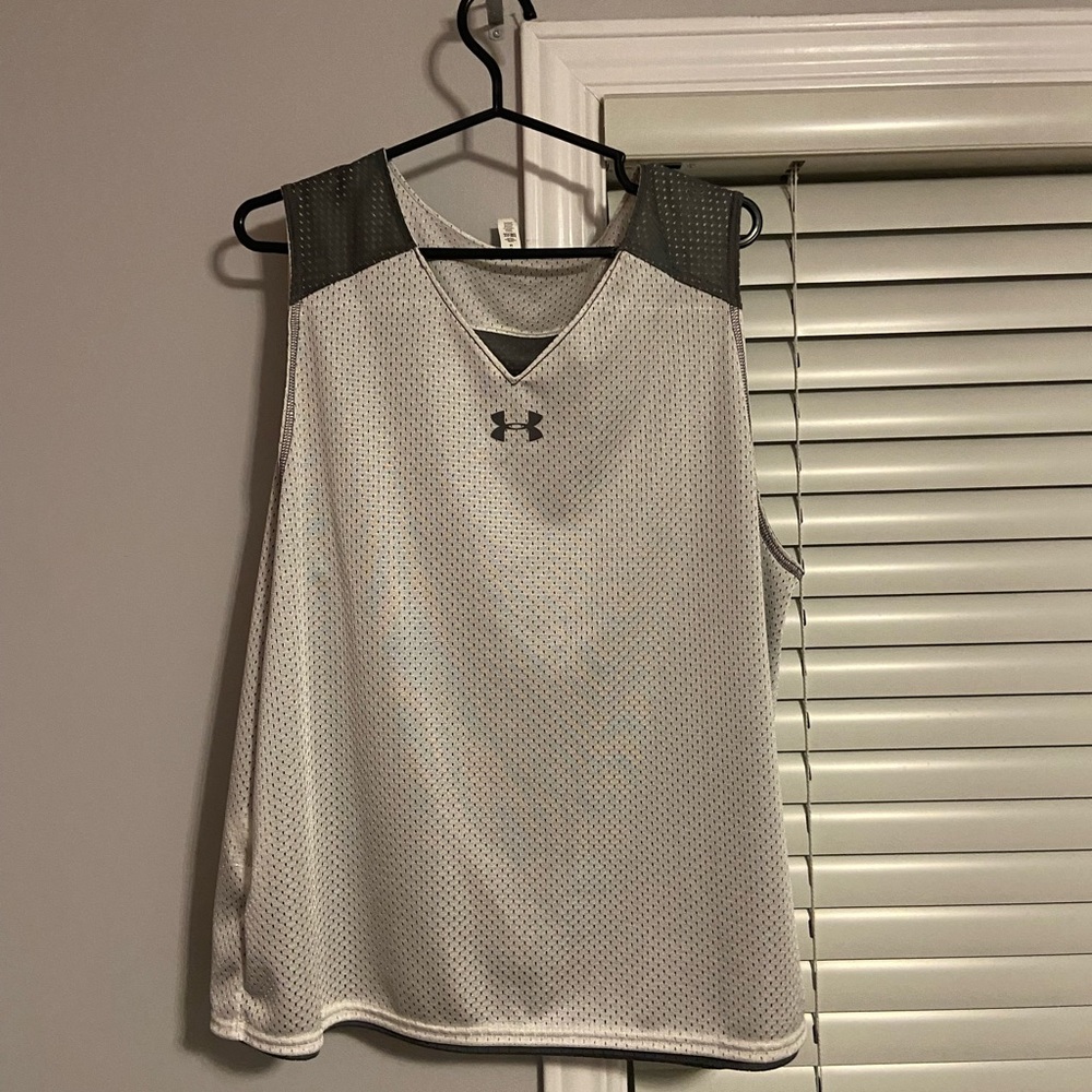 Reversible Under Armour Jersey (Grey & White)